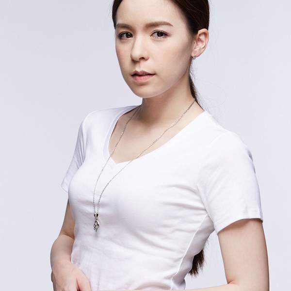 相愛雙心交織項鍊
