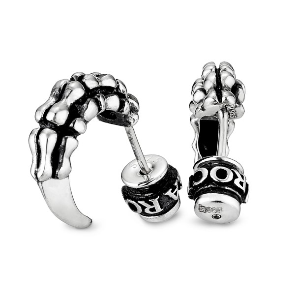 獸爪造型單隻販售 純銀 男款耳環飾品